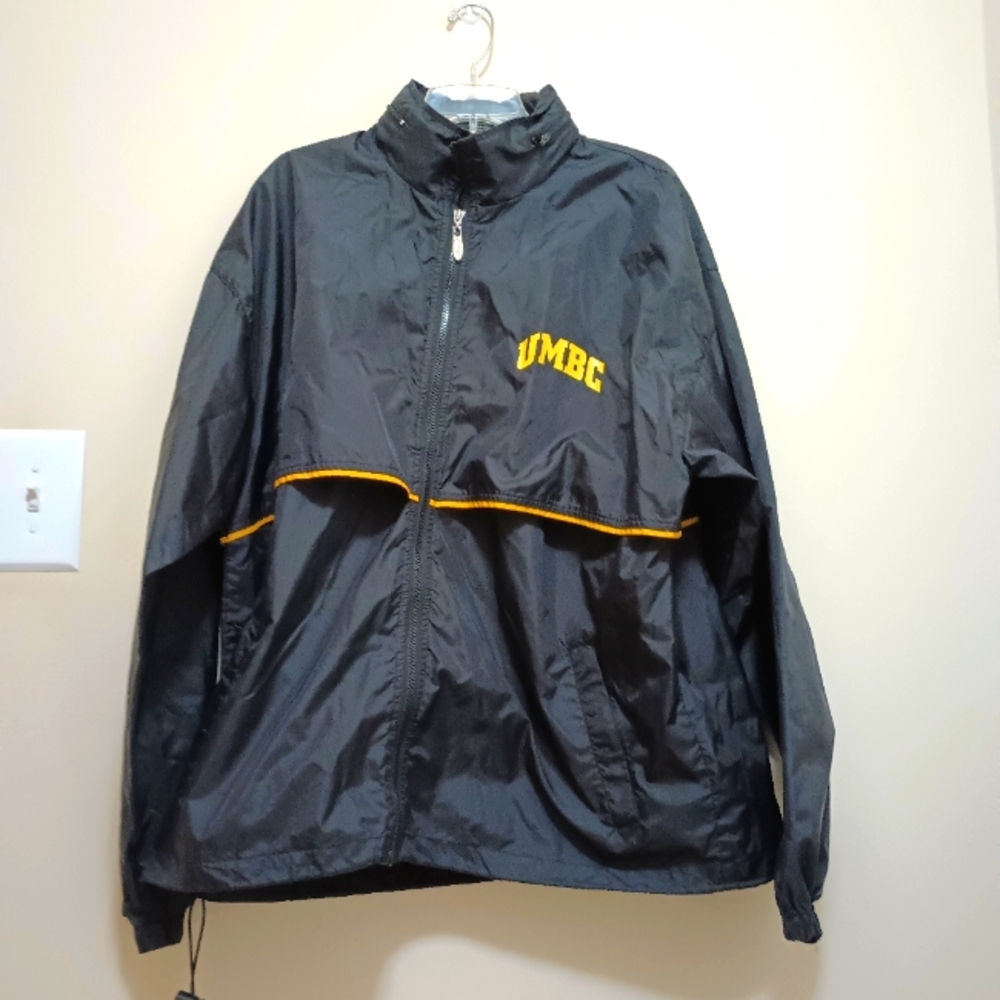 Black Windbreaker Jacket